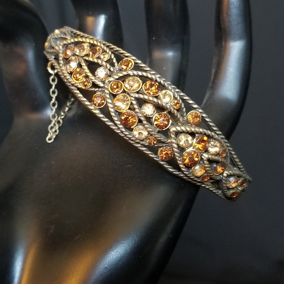 unknown Jewelry - Antique OR Vintage Hinged Bracelet